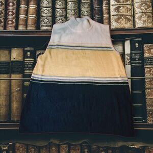 croft and barrow 90s sleeveless turtleneck